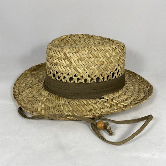 Dorfman Pacific Boater Style Straw Hat 